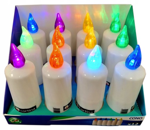 ELEKTRICKÁ VLOŽKA DO LED SVIEČKY CONO 16CM MIX NA CINTORÍN