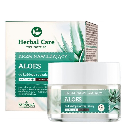 Farmona Herbal Care Hydratačný krém s aloe na deň a noc 50 ml