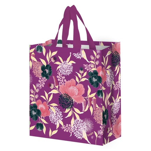 FLOWERS opakovane použiteľná nákupná taška 30x14x33 1 ks