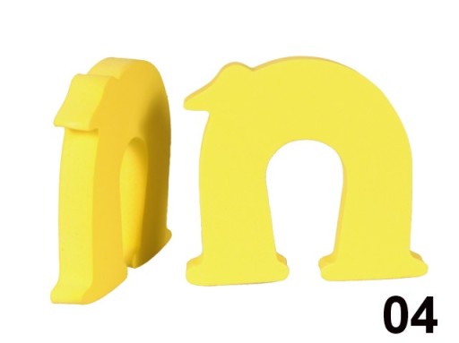 PENOVÁ ZARÁŽKA NA DVERE, ŽLTÁ - 04