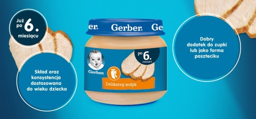 Gerber Obiadek Jemná morka po 6 mesiacoch 80g