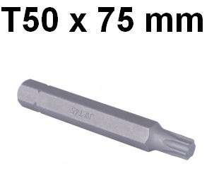 Bit 10mm TORX T50 x 75mm D175T50 Jonnesway