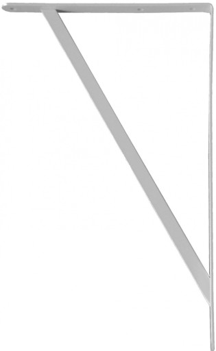 Zosilnená konzola 330x500 biela