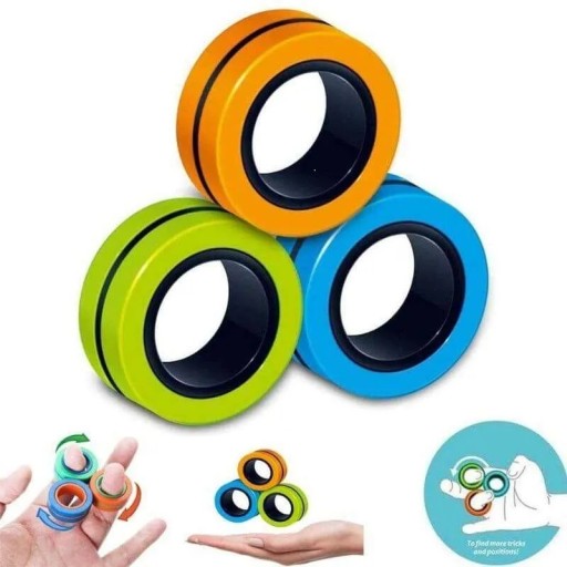 Arkádová hra Magic Ring s magnetickými kolieskami