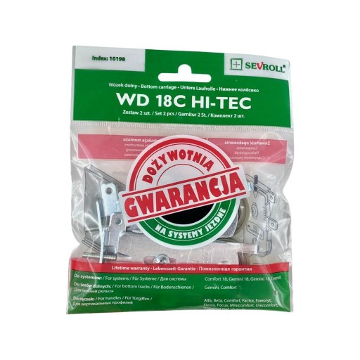 SEVROLL Spodný vozík WD 18C HI-TEC - 2 kusy