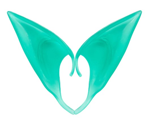 Fluorescenčné EARS ELFA elf ELF Halloween w2