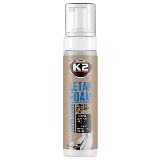 PENA ČISTIACA KOŽA K2 LETAN FOAM 200ML