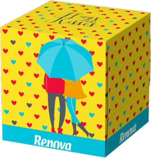 Renova Love obrúsky na tvár 50 ks