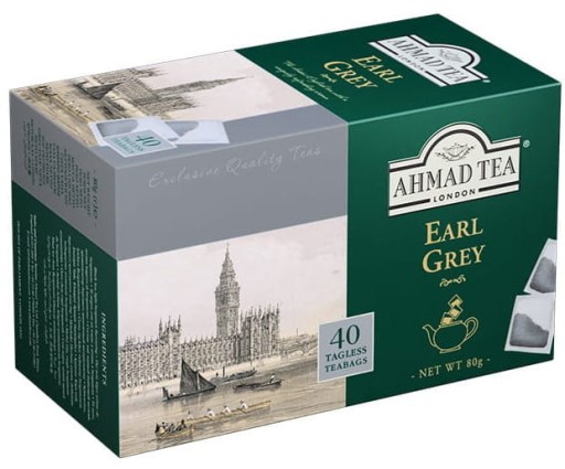Ahmad Tea - Earl Grey - 40 bez ramienok