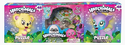 HATCHIMALS SADA DOSKOVÝCH HIER 3 TYPOV