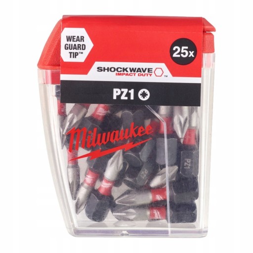 Nárazový bit Milwaukee Shockwave PZ 1 25 mm