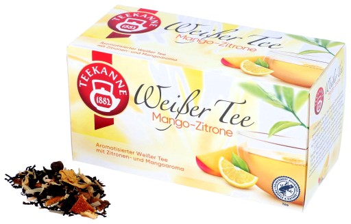 Teekanne Lemon Mango biely čaj 20 sáčkov 25g DE