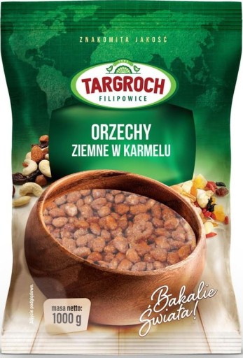 Arašidy v karameli karamelizované arašidy 1kg Targroch
