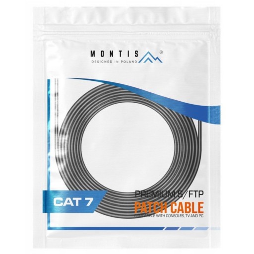 LAN KÁBEL ZLATÁ MEĎ + SFTP CAT7 1,5 M Patchcord RJ45 7 ETHERNET