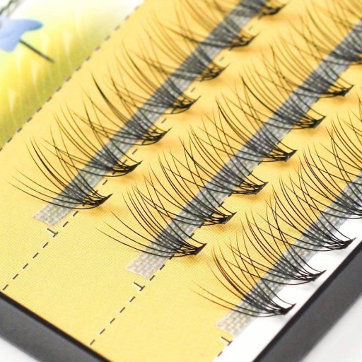 NESURA EYELASH trsové mihalnice 60 ks 11mm 10D hodvábne mihalnice SEOL