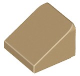 LEGO 54200 SKOS 1x1 tmavý piesok (3g) 12 ks.
