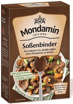Zahusťovadlo tmavej omáčky Mondamin z Nemecka