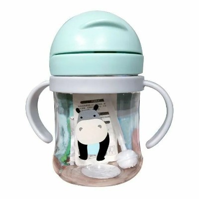 Sippy pohár so slamkou pre deti, 250 ml