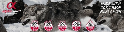 Alpha Spirit pochúťkové kocky pre psov KURA 50g