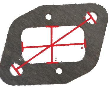 Tesnenia pre karburátor krovinorezu BC430 BC520 BC580