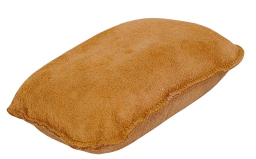 Špongia pokrytá PRÍRODNÝM CHAMIKOM XXL 5X10X15CM G0Q37