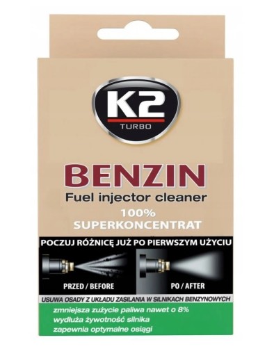 K2 BENZIN 50 ML Čistič vstrekovačov
