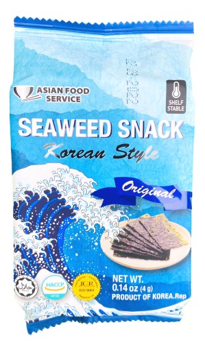 Chips Algae Nori Snack Snack 4g Snack z morských rias