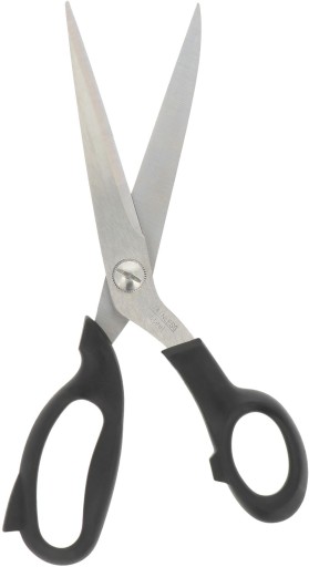 V2 KRAJČÍRSKE NOŽNICE VEĽKÉ OSTRÉ NOŽNICE NA LÁTKOVINOVÉ ŠITIE MATERIÁLY KOL.