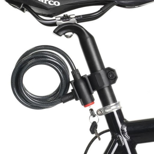 BIKE LOCK LOCK BEZPEČNOSTNÁ REŤAZ KÁBEL NA BICYKEL DLHÝ 1 m