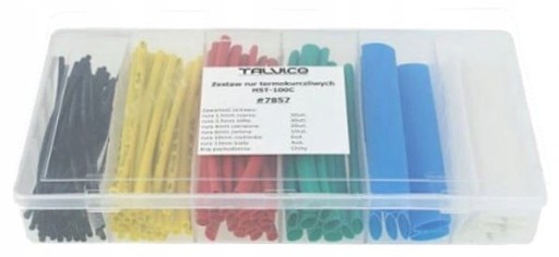 TEPELOM ZMRŠŤOVACIE TRUBKY sada trubičiek 100 ks 10 cm mix