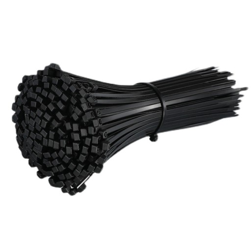 Sťahovacia páska sťahovacia páska čierna sada 100 kusov 2,5x200 mm