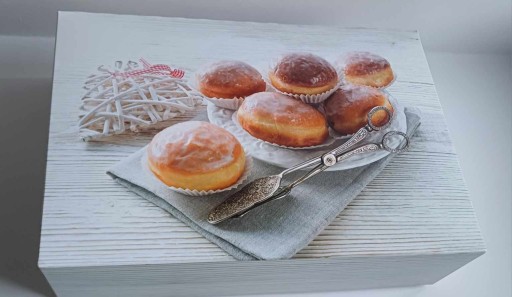 Krabička na donuty tortové sušienky 31x22x8