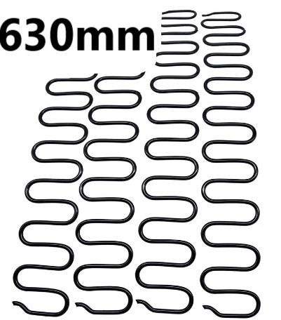 Vlnová pružina ZIG-ZAG A 630mm 1ks posteľ rozťahovací gauč rohová 63 cm