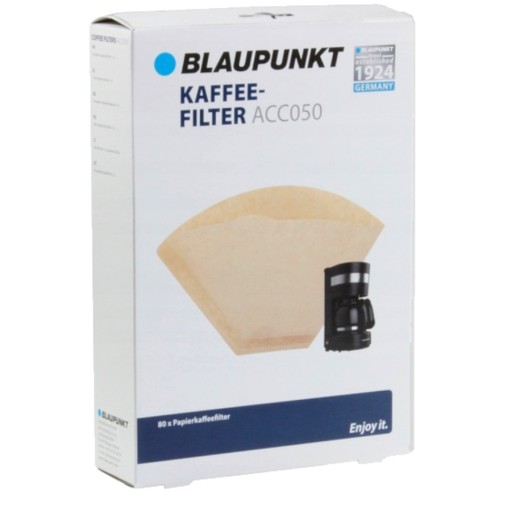 BLAUPUNKT ACC050 papierové filtre pre CMD201 80 kusov veľkosť 2 UNIVERZÁL
