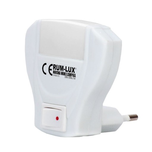 Zásuvná nočná lampa 1W 6500K LN-04 RUMULUX