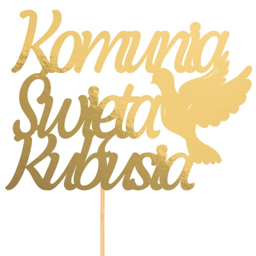 Dekorácia na tortu na sväté prijímanie s menom