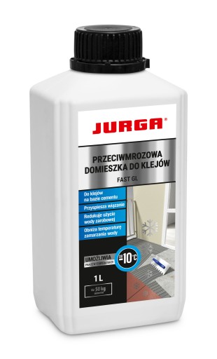 ZIMNÝ PRÍDAVOK DO LEPIDLA URÝCHĽOVAČ mrazuvzdorný JURGA 1L