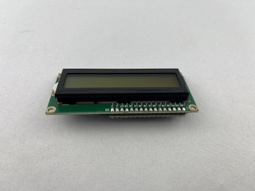 LCD DISPLEJ 1602 2x16 HD44780 I2C CONVERTER čierne znaky / biele pozadie