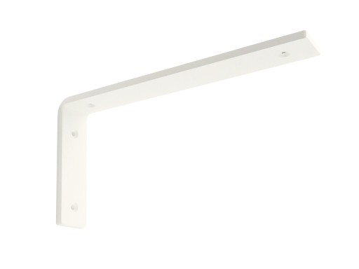 PODPORKA DRŽIAK UPEVNENIE PODKRESNEJ POLICE 200 x 100 mm MATNÁ BIELA