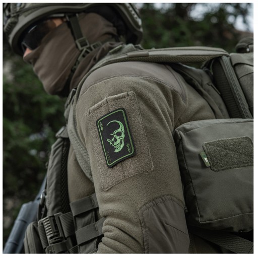 NÁPLATA FACE OF WAR LEBKA AKO PILE M-TAC BLK/OLV