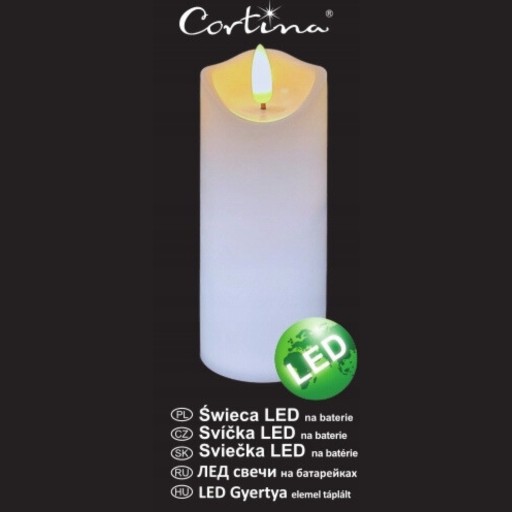 LED VLOŽKA SVIEČKY PRE SVIEČKU NA AKUMULÁTOROVÚ NAPÁJANIE EFEKT POHYBUJÚCEHO PLAMEŇA 1/20/VOSK