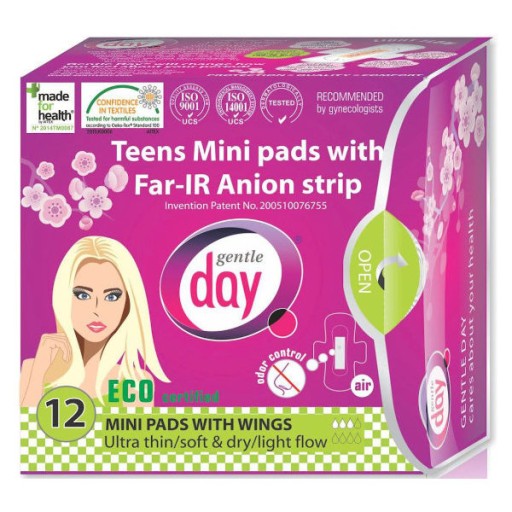 Mini hygienické vložky s aniónovým prúžkom (tee