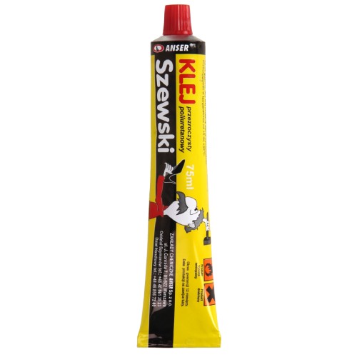 STRELECKÉ LEPIDLO NA OBUV, PLST, KOŽA, SKLO, GUMA 75 ml