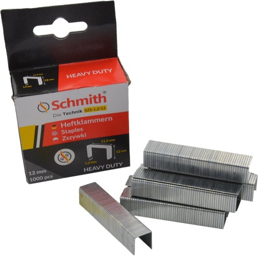 ŠTINKY NA ČALÚNENIE PRE BERATEĽA 12mm 1000ks SCHMITH
