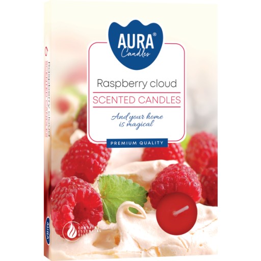 BISPOL Aura 4H voňavé návleky RASPBERRY CLOUD 6 ks.