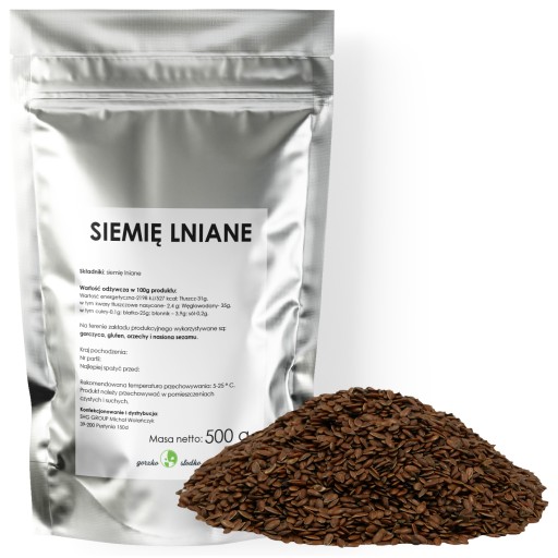 ĽANOVÉ SEMIENKO Budwig hnedý ľan 500g