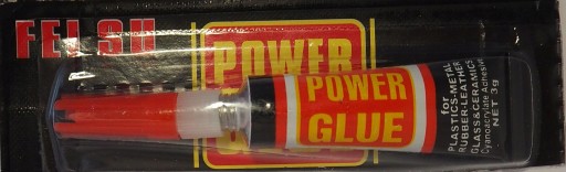 SUPER GLUE Kyanoakrylátové sekundové lepidlo 3g.