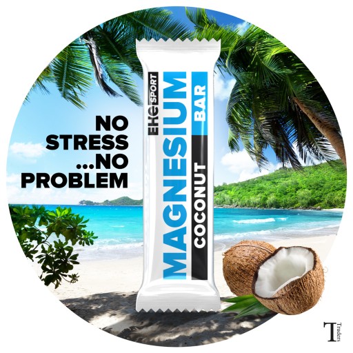 Ehe Sport Magnesium Bar 40g kokosová tyčinka HORČÍK VITAMÍN B3 B6 B7 B12