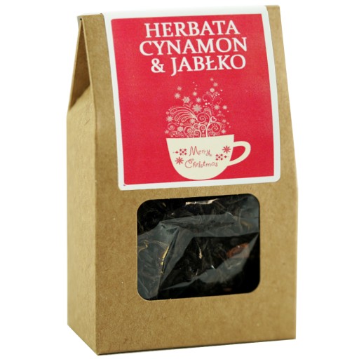 Škorica Jablkový čierny listový čaj 20g