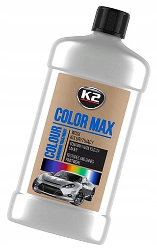 E9W15 K2 COLOR MAX Farbiaci vosk 500ml strieborný